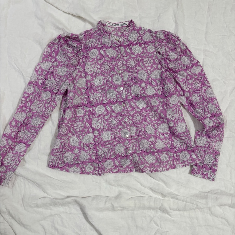 Alix of Bohemia- Annabel Lavandula Shirt